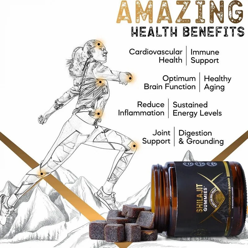 Shilajit Gummies – High Strength Natural Energy Boost