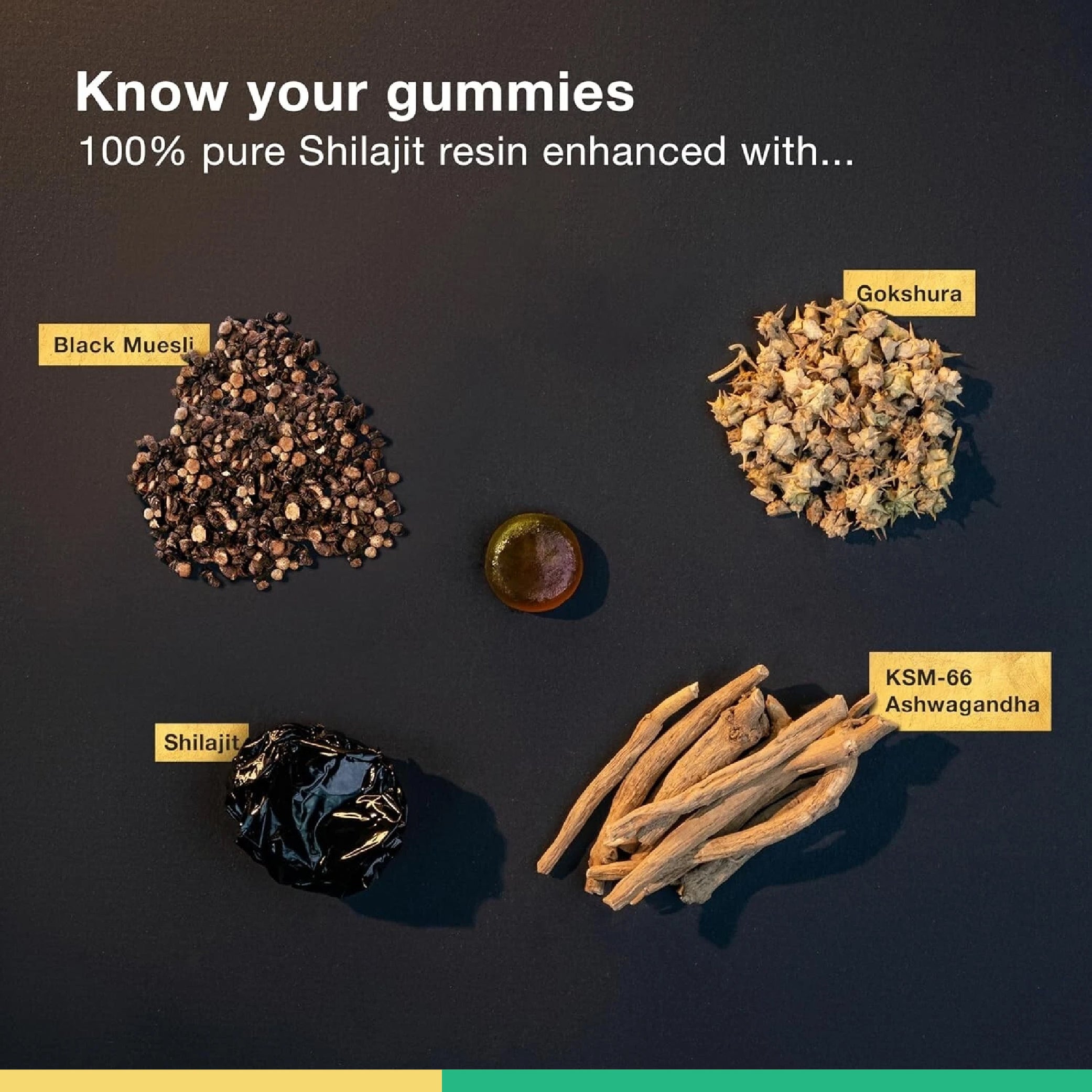 Natural SHILAJIT Gummies - 60 Gummies