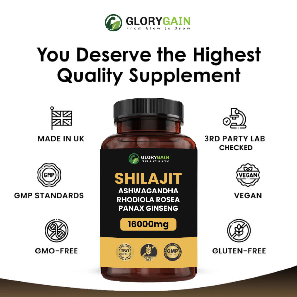SHILAJIT Ashwagandha Capsules 15,250 MG