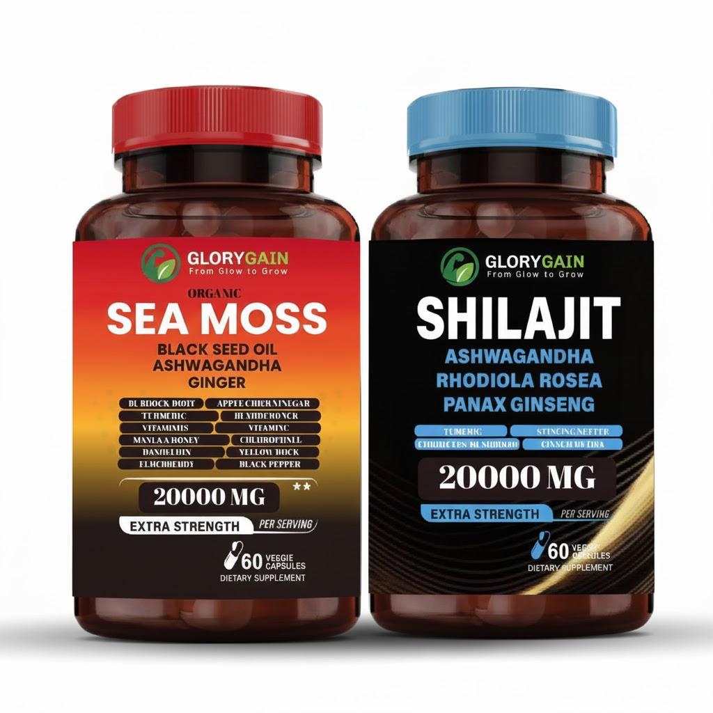 Sea Moss & Shilajit Supplement Bundle