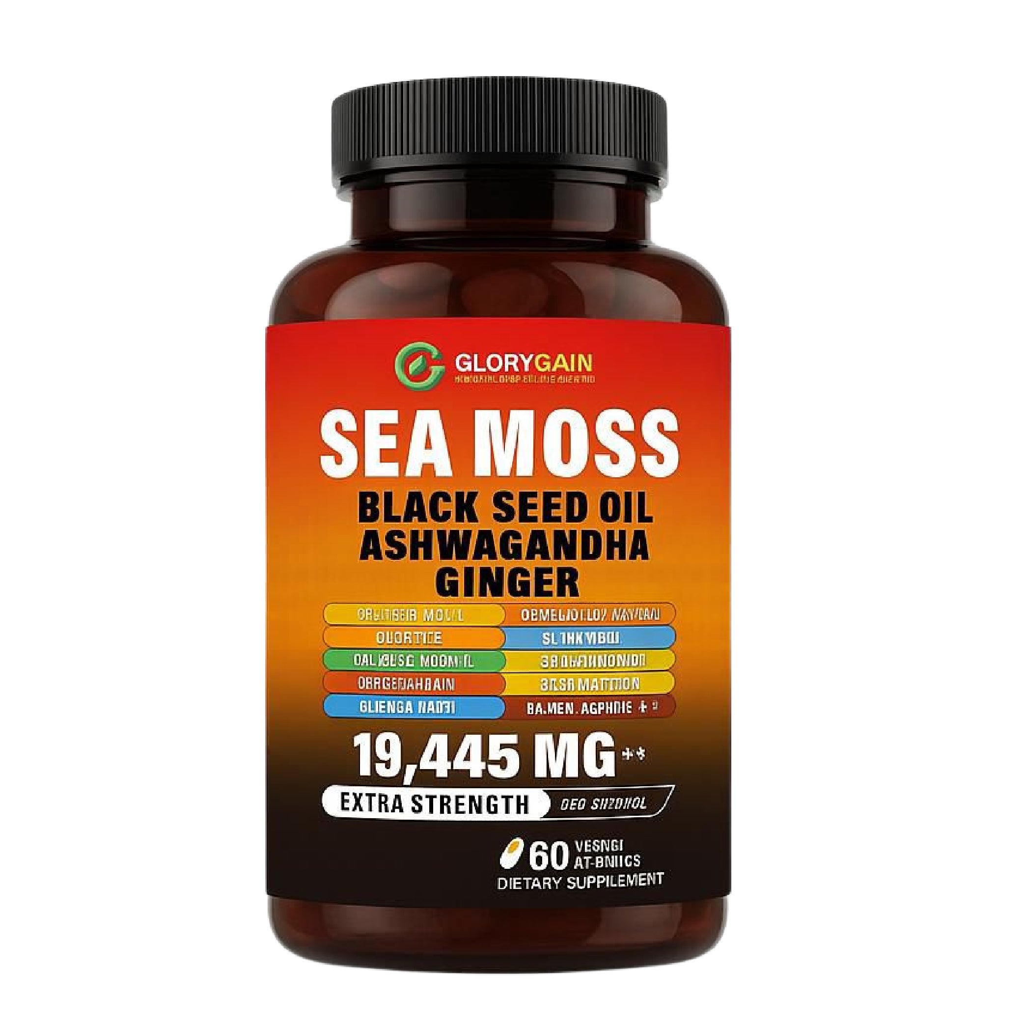 SEA MOSS Capsules – Natural Nootropic for Brain, Focus & Nerve Health