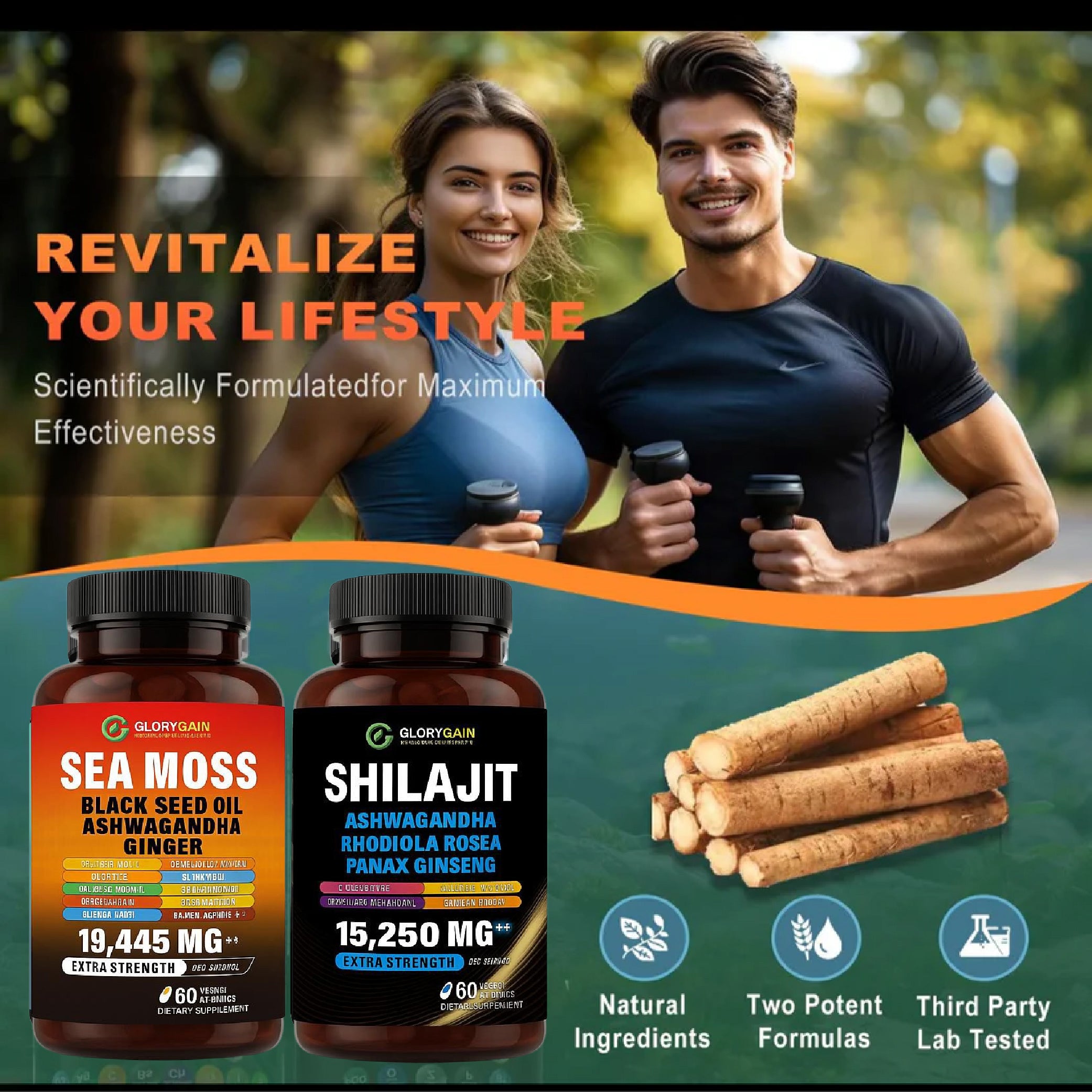 Sea Moss & Shilajit Supplement Bundle