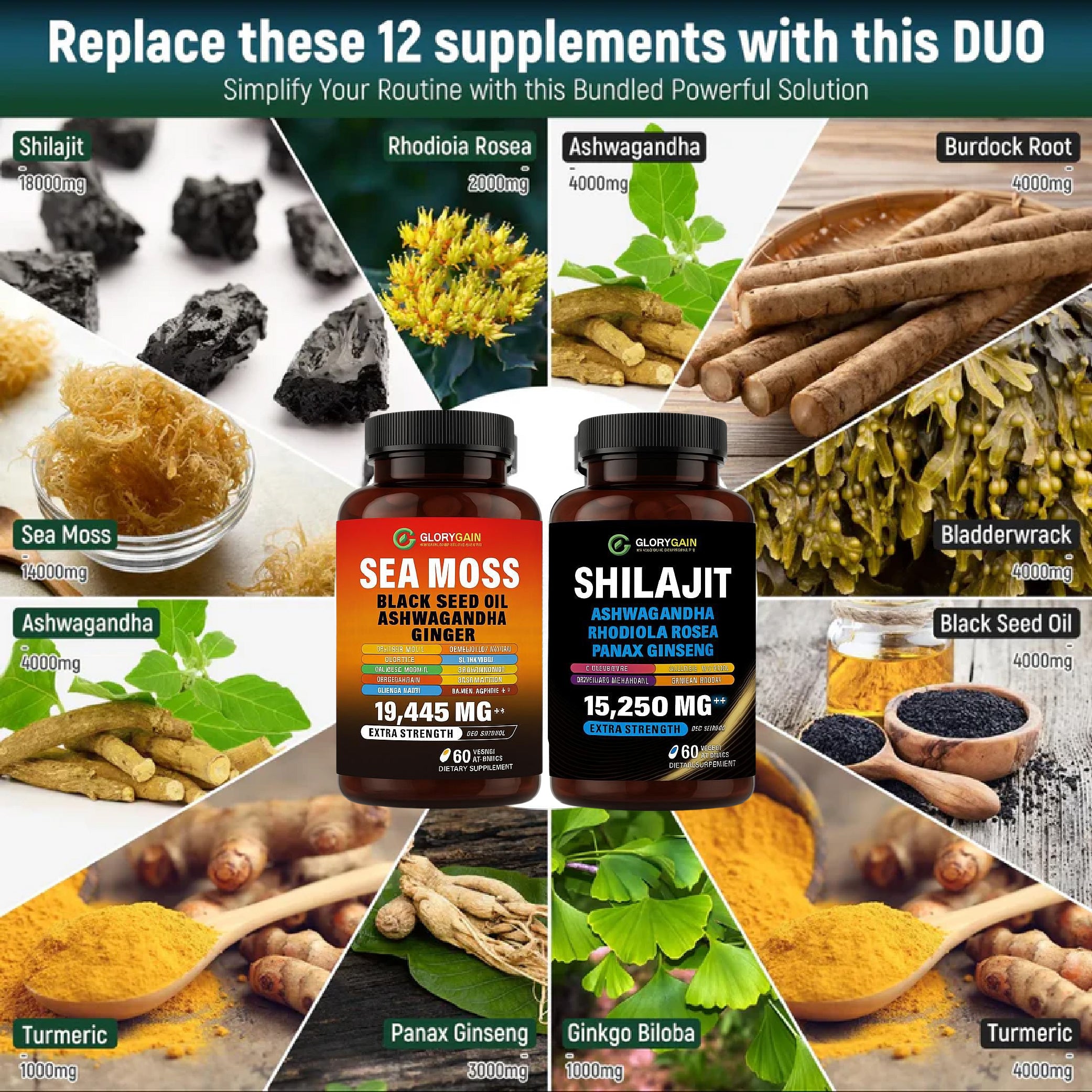 Sea Moss & Shilajit Supplement Bundle